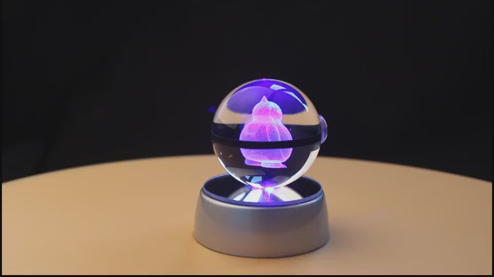 PokenGlow – Pokémon Crystal Ball LED Night Light